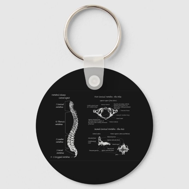 Spine Details Key Ring (Front)