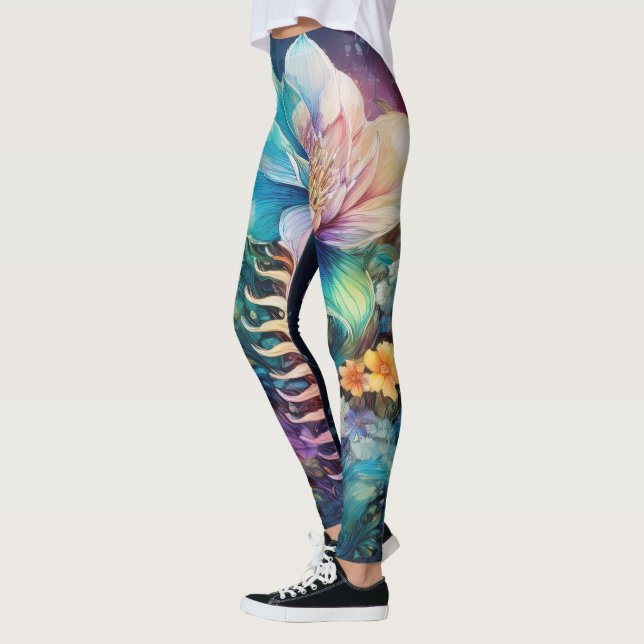 Spine Flower Leggings (Left)