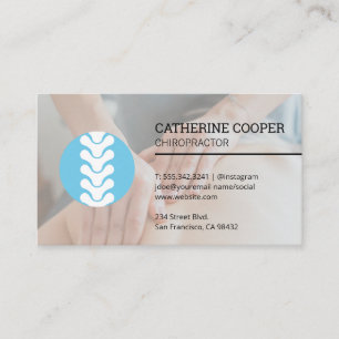 Spine Logo   Chiropractor Session Business Card