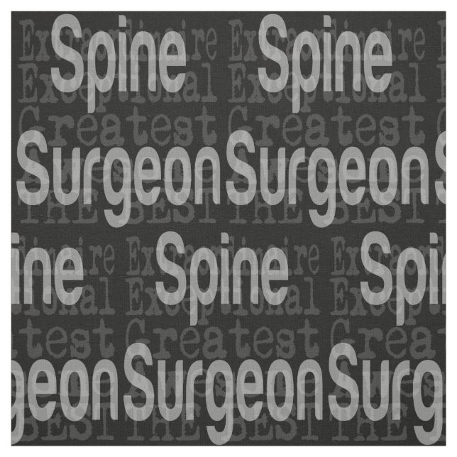 Spine Surgeon Extraordinaire Fabric (Swatch)