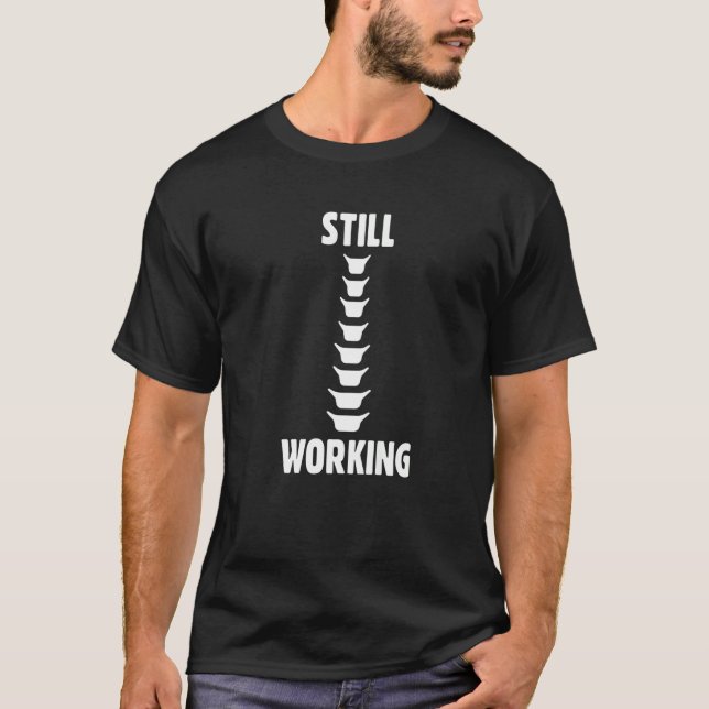 Spine Surgery  New Spine Owner Old Man Humour Spin T-Shirt (Front)