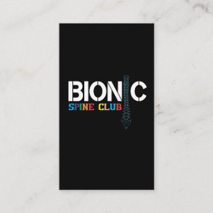 Spine Surgery Recovery Spinal Fusion Back Get Well Business Card