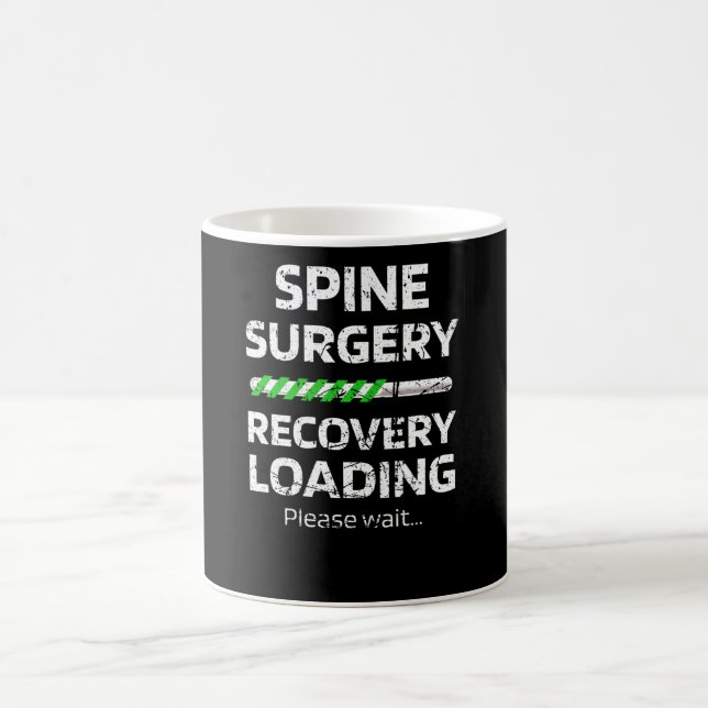 Spine Surgery Recovery | Spinal Fusion Scoliosis Coffee Mug (Center)