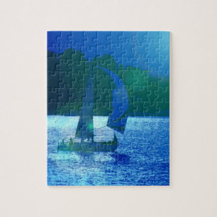 Spinnaker Racing Sailboat Puzzle