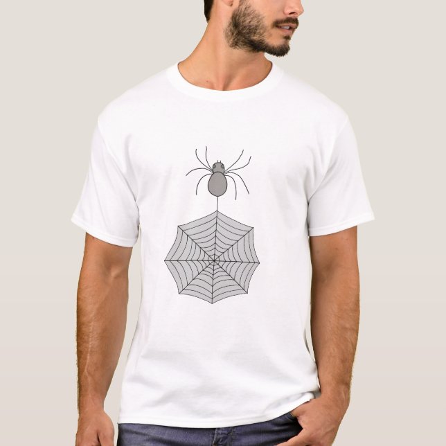 Spinne mit Netz T-Shirt (Front)