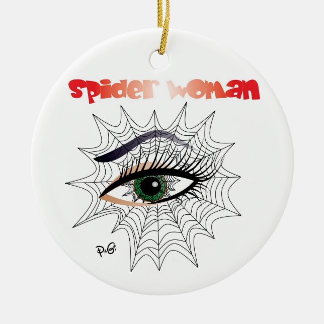 Spinnen - Frau Ornament (Front)