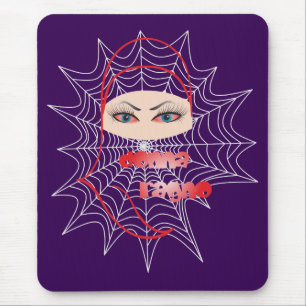 Spinnenfrau / Spiderwoman / donna ragno Mouse Pad