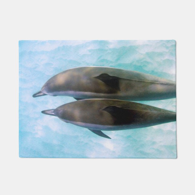 Spinner Dolphins | Oahu Hawaii Doormat (Front)