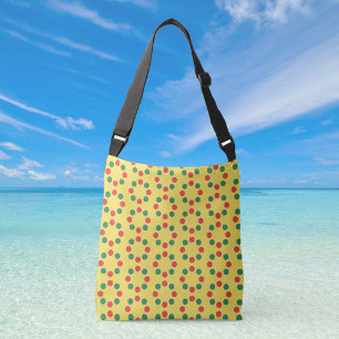 Spinner Patterned Medium Crossbody Bag