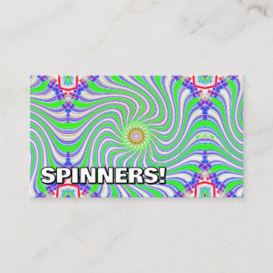 SPINNERS! (you may change the words) Business Card