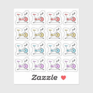 Spinning Bike Exercise Gym Workout Cardio Planner