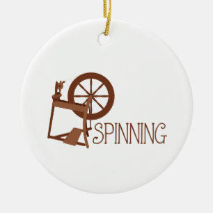 Spinning Ceramic Ornament