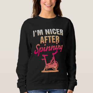 Spinning Class Indoor Rhythm Cycling Spin Bike Gym Sweatshirt