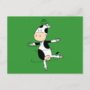 Spinning cow (mooviestars) postcard