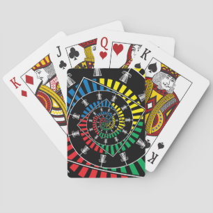 Spinning Disc Golf Baskets Playing Cards