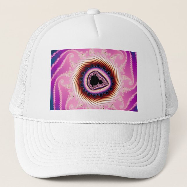 Spinning fast - Fractal Trucker Hat (Front)