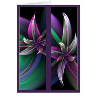 Spinning Flower Bookmark Card