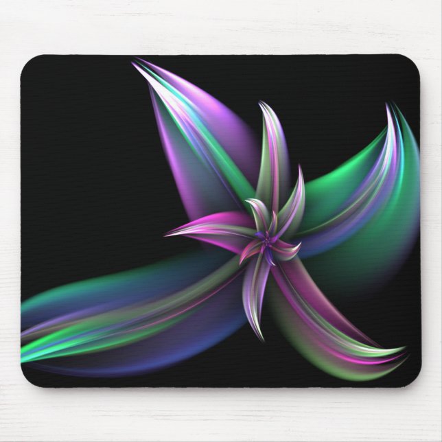 Spinning Flower Mousepad (Front)