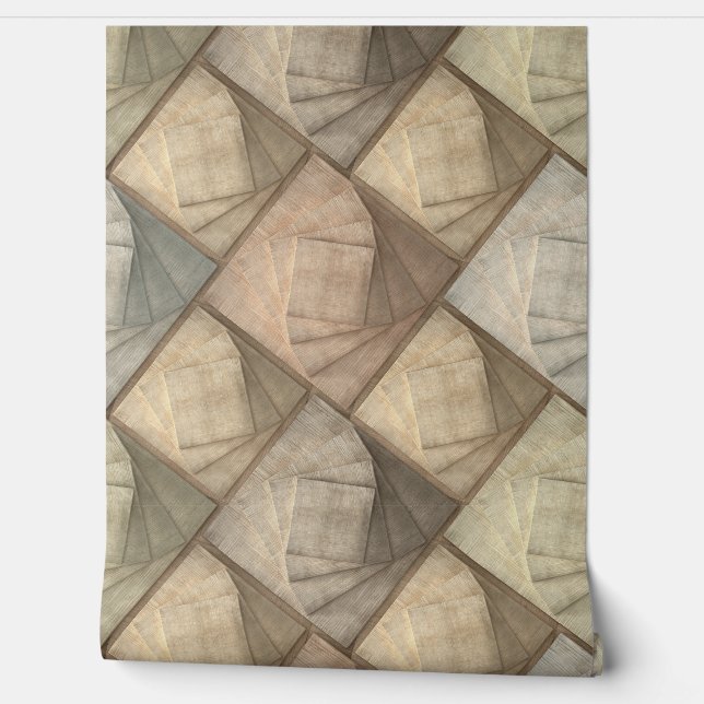 Spinning Geometric Square in Harmony Wallpaper (Unrolling)