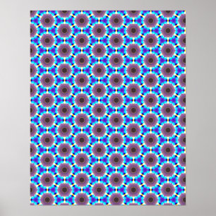 Spinning Hex Optical Illusion Wall Art