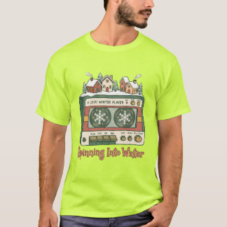Spinning Into Winter Shirt Lo-Fi Cassette Tee