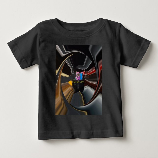 Spinning Office Essentials Modern Wall Decor      Baby T-Shirt (Front)