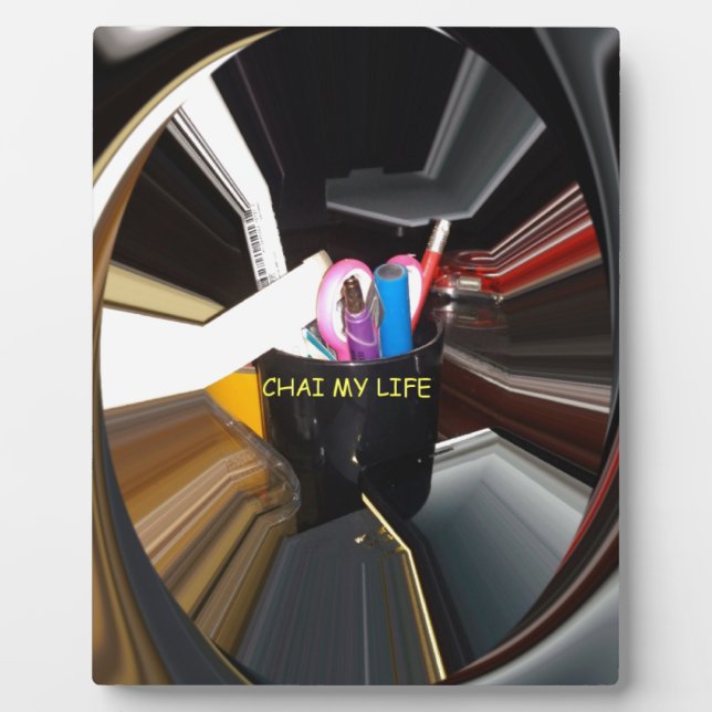 Spinning Office Essentials Modern Wall Decor      Plaque (Front)