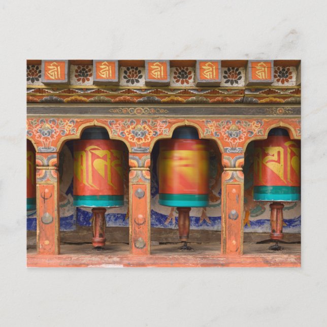 Spinning Prayer Wheels Postcard (Front)
