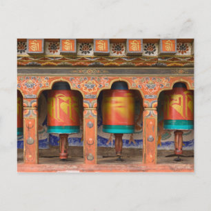 Spinning Prayer Wheels Postcard