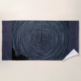 Spinning Sky Beach Towel