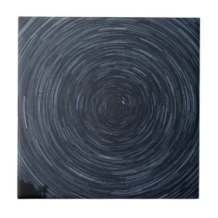 Spinning Sky Ceramic Tile