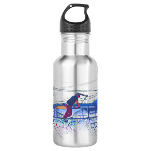 Spinning the Deck - Stunt Scooter 532 Ml Water Bottle