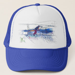 Spinning the Deck - Stunt Scooter Trucker Hat