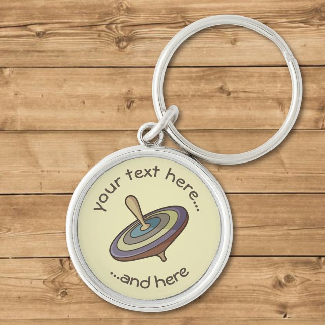 Spinning Top Key Ring (Creator Uploaded)