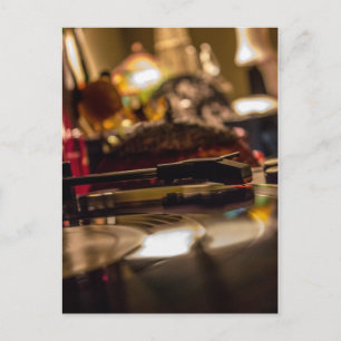 Spinning Vinyl Postcard