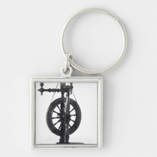 Spinning wheel key ring