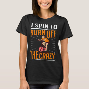 Spinning Wheel Workout Bike Fitness Exercise 5 T-Shirt