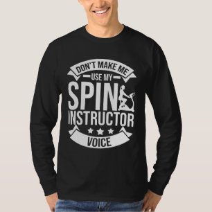 Spinning Wheel Workout Bike Fitness Exercise 9 T-Shirt