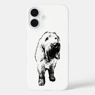 Spinone Dog iPhone Case – Ink Line Style