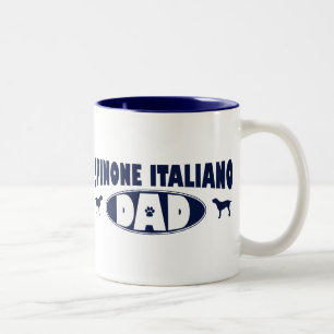 Spinone Italiano Dad Two-Tone Coffee Mug