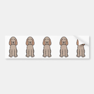 Spinone Italiano Dog Cartoon Bumper Sticker