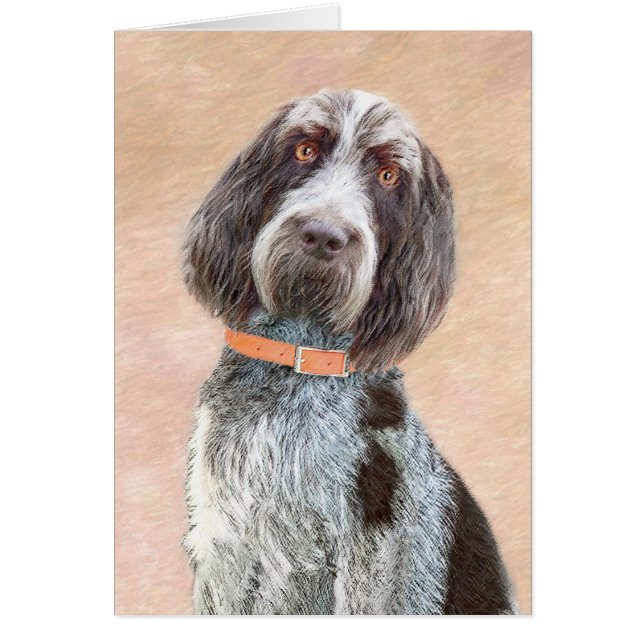 Spinone Italiano Painting - Cute Original Dog Art (Front)