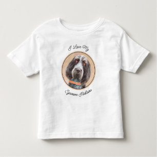 Spinone Italiano Painting - Cute Original Dog Art Toddler T-Shirt