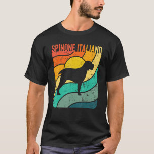 Spinone Italiano Vintage Sunset Mum Dad T-Shirt