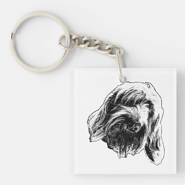 Spinone Pocket Quiet Key Ring (Front)