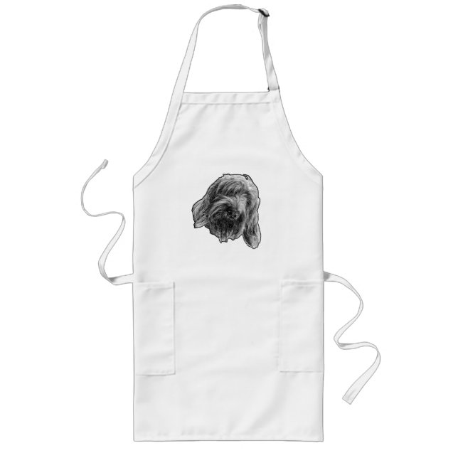 Spinone Quiet Kitchen Long Apron (Front)