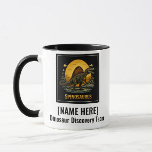 Spinosaurur Dinosaur Prehistoric Moon Mug