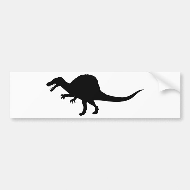 Spinosaurus Dinosaur Bumper Sticker (Front)