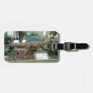 Spinosaurus Dinosaur Luggage Tag