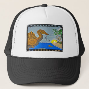Spinosaurus Film Reel Dinosaur Baseball Hat